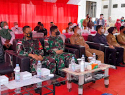 Dansatgas Pamtas Yon Armed 18/Komposit  Hadiri Pelaksanaan Kegiatan Peresmian Gedung Laboratorium PCR Covid 19 RSUD di Kab. Nunukan