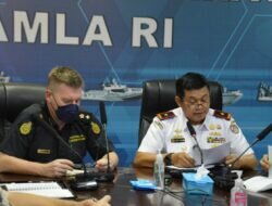 Bakamla RI Zona Maritim Barat Terima Kunjungan Atase ABF Kedubes Australia