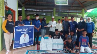 Sasar Panti Asuhan & Masjid di Kawasan Huntara, DPD NasDem Palu Hantarkan Amanah Tebar Iftar NSL 1443H