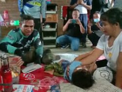 AKBP Jose DC Fernandez, Sambangi Seorang Bocah Yang Menderita Penyakit Gondok