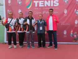 T Rayuan Sukma Wakil Ketua Umum I Bidang Organisasi KONI Aceh Buka Tenis Lapangan PORA Ke-XIV Pidie di Gor Baro Raya