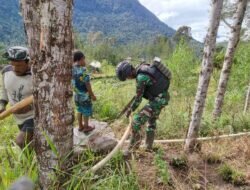 Manunggal Air Satgas Mobile Raider 300 Siliwangi di Papua