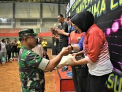 Kodim Pekalongan Juara Bukutangkis Danrem 071/Wijayakusuma Cup