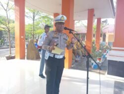 Hari ke delapan Operasi Zebra Pallawa 2023, Satuan Lalu Lintas Polres Bantaeng Gelar Police Goes To School