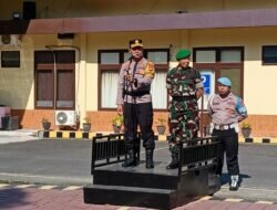 Polres Bantaeng Laksanakan Apel Gelar dan Pergeseran Pasukan Pengamanan Pilkades Serentak