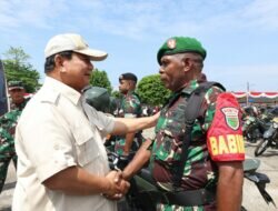 Menhan Prabowo Resmikan RS di Papua dan Serahkan Bantuan 164 Unit Kendaraan Dinas untuk TNI-Polri