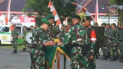 Danrem Wijayakusuma Irup Penyerahan Simbol Infanteri dan Lepas Tonting Yudha Wastu Pramuka Jaya Etape Pertama