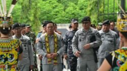 Tinjau Lahan di Kalimantan, Kepala Bakamla RI Disambut Burung Enggang