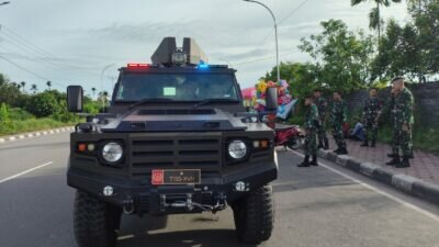 Personel Kodim 1710/Mimika Gelar Patroli Secara Rutin Serta Bersama Polri Amankan Lokasi Rawan Gangguan Kamtibmas Pasca Pemilu 2024