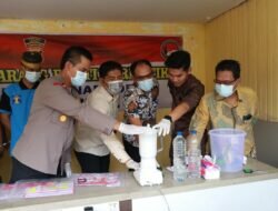 Sat Resnarkoba Memusnahkan Sabu Seberat 23,99 Gram