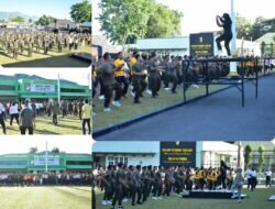 Senam Bersama Korem 132/Tdl, Kreatif Serta Penuh Inovasi