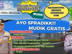 Ditlantas Polda Babel Siapkan Tiga Bis Mudik Gratis