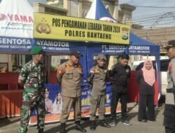 Personel Kodim 1410/Btg Melaksanakan Pengamanan di Posko Operasi Ketupat Pallawa Tahun 2024