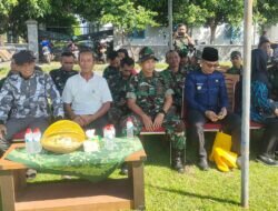 Kodim 1410 Bantaeng Mengikuti Panen Raya Padi Serentak di Pimpin Pangdam XlV Hasanuddin Secara Virtual