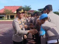 Pimpin Apel Usai Lebaran, Kapolres Aceh Timur Tekankan Seluruh Anggota untuk Menjadi Lebih Disiplin