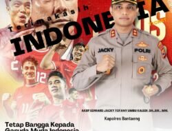 Polres Bantaeng Sukses Gelar Nonton Bareng Timnas Indonesia U-23