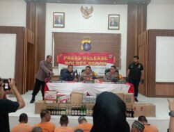 Dalam Operasi Pekat Mahakam, Polres Berantas Judi dan Peredaran Miras, Puluhan Pelaku serta Barang Bukti turut Diamankan