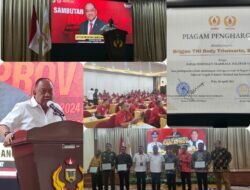 Danrem 132/Tdl Diakui Sebagai Bapak Pemerhati Olahraga Atas Kontribusinya Yang Luar Biasa Membangun Prestasi Olahraga Sulteng